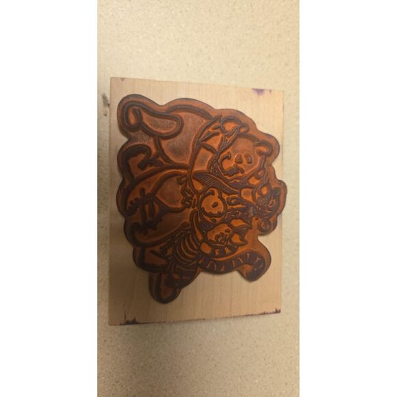 Disney Rubber Stamp Hugs All Around Winnie the Pooh Piglet Eeyore - Picture 3 of 4